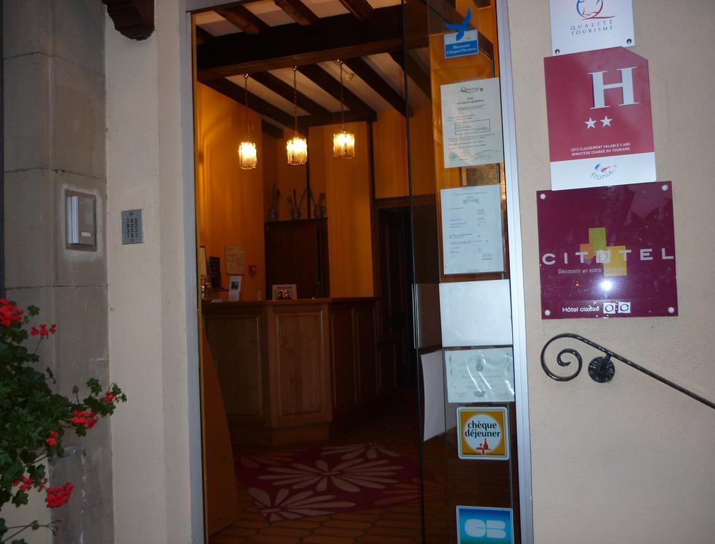 Hotel Des Vosges 5 Rue De La Gare Obernai Exterior photo